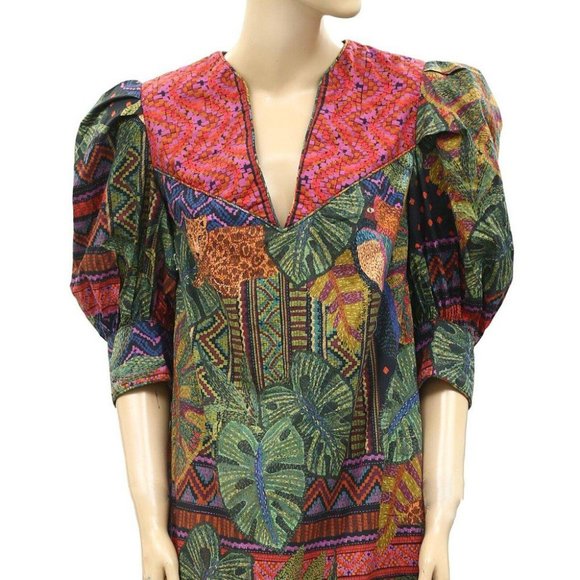 FARM Rio Multicolor Patterned Midi Dress - Picture 2 of 4